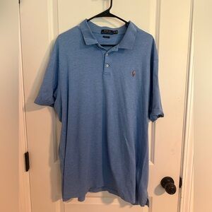 Polo Ralph Lauren men's baby blue classic fit polo shirt sz XXL preppy golf